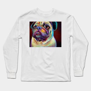 Cute PUG by Robert Phelps Long Sleeve T-Shirt